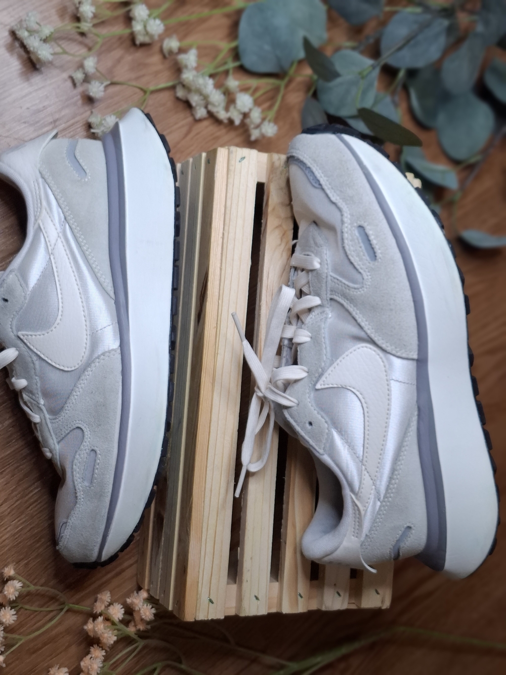Nike Women's Retro Runner Sneakers in Light Gray